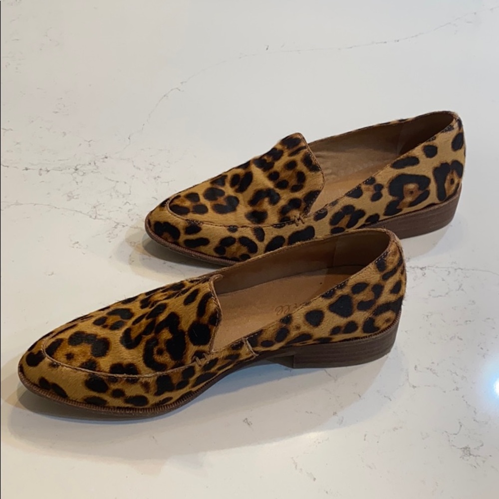 Madewell Frances Loafer in Leopard Calf Hair - Picture 3 of 7